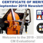 Certificate of Merit Newsletter – September 2019